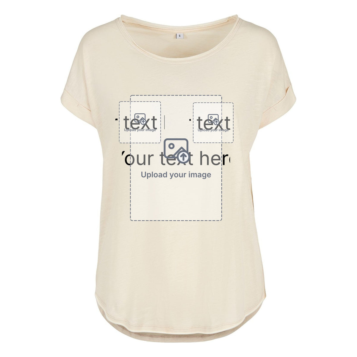 Women's Long T-Shirt — White Sand