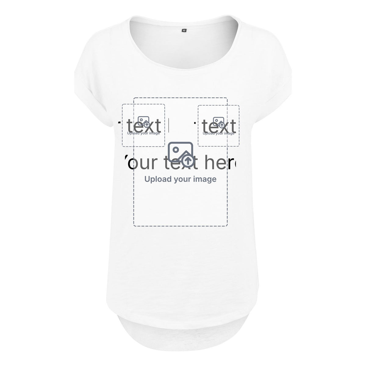 Women's Long T-Shirt — White