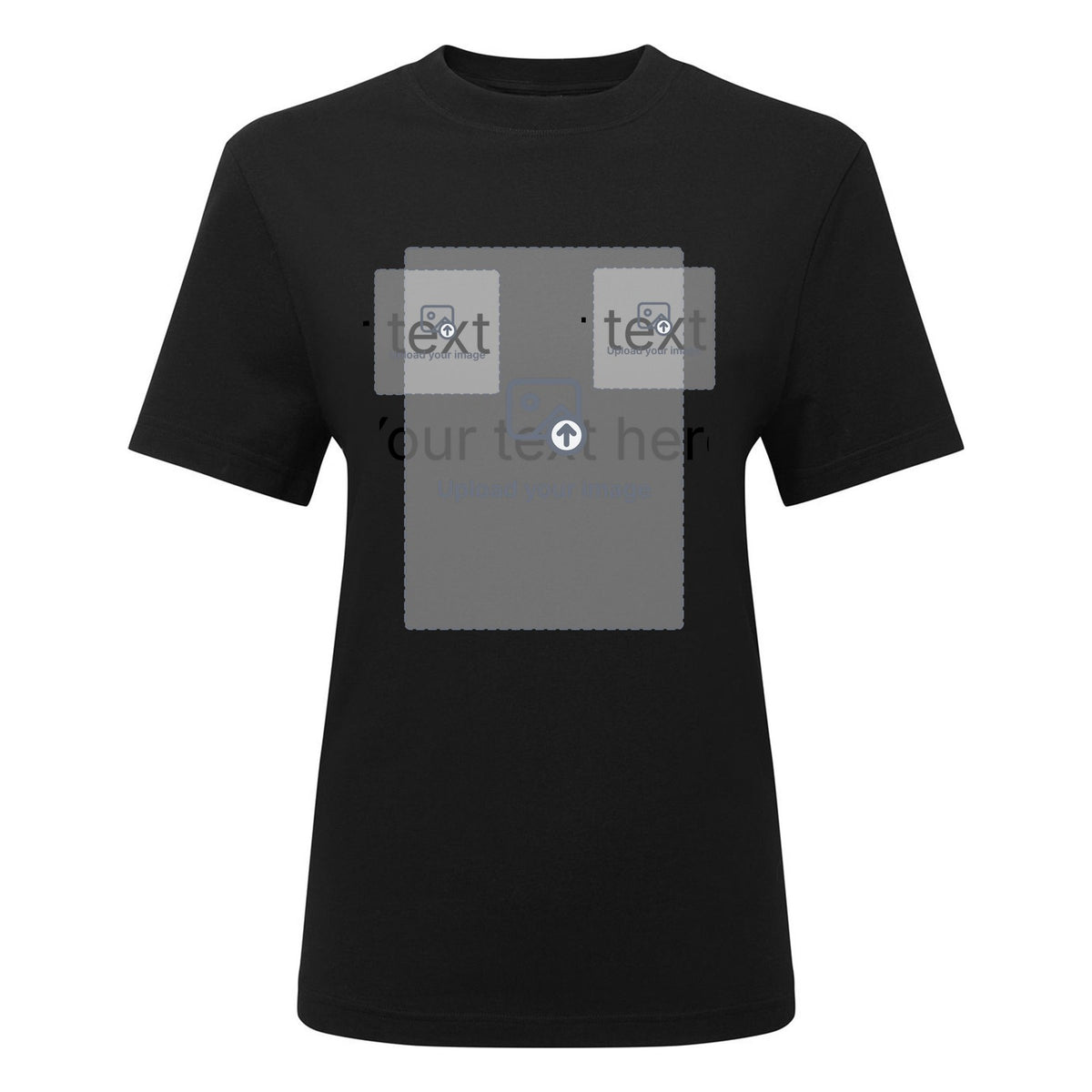 Women's Oversized T-Shirt — Black
