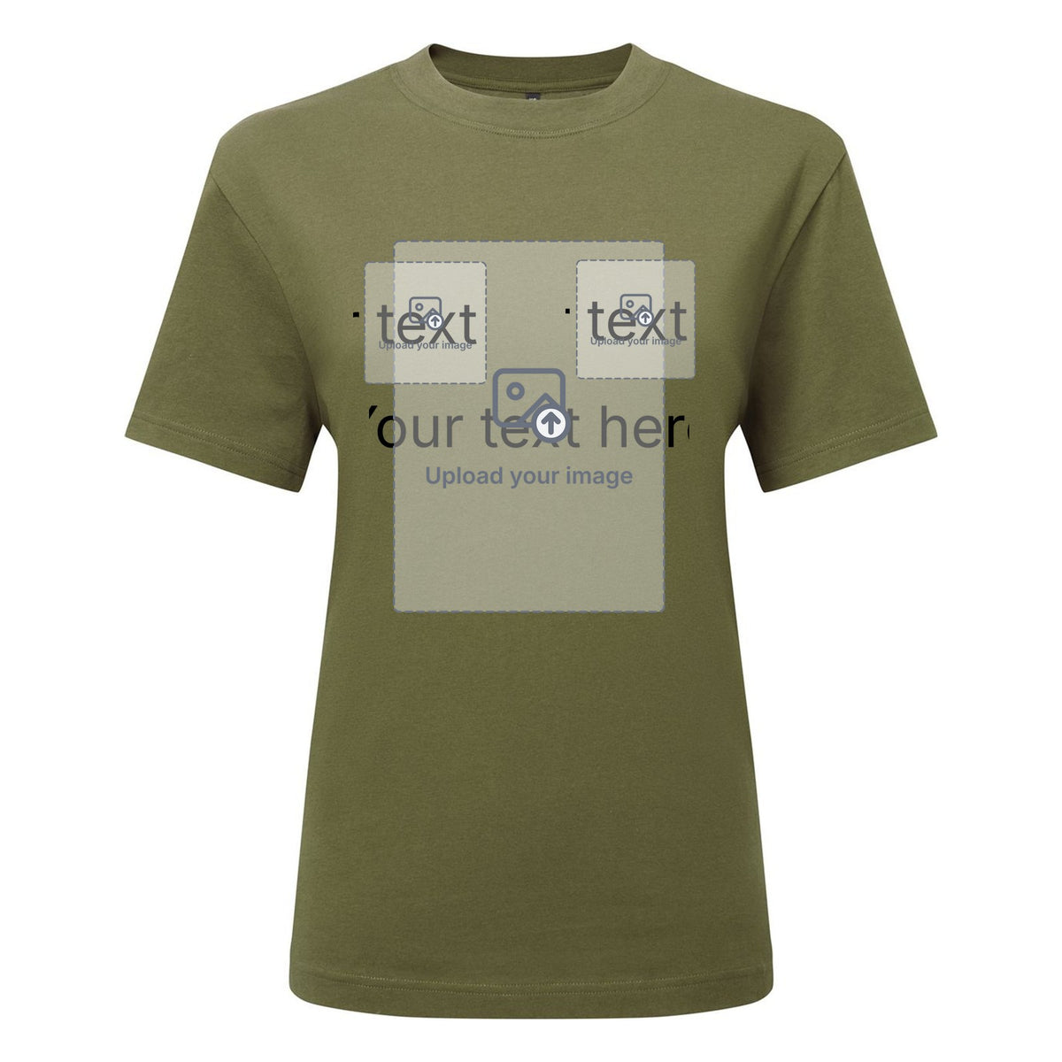 Women's Oversized T-Shirt — Olive