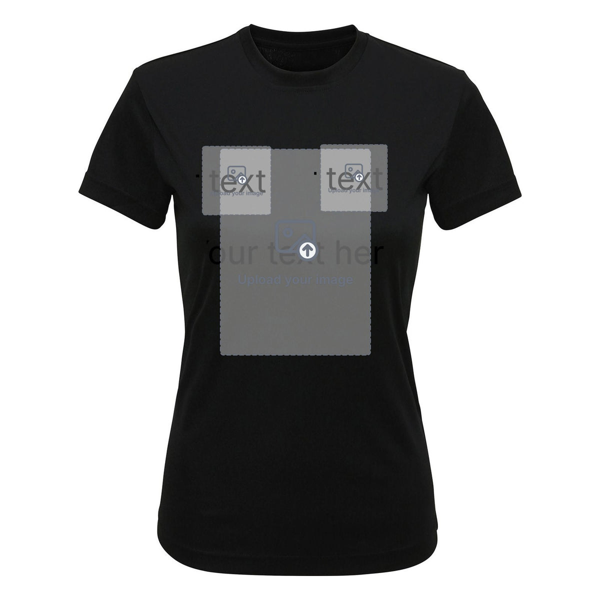 Women's Recycled Performance T-Shirt — Black