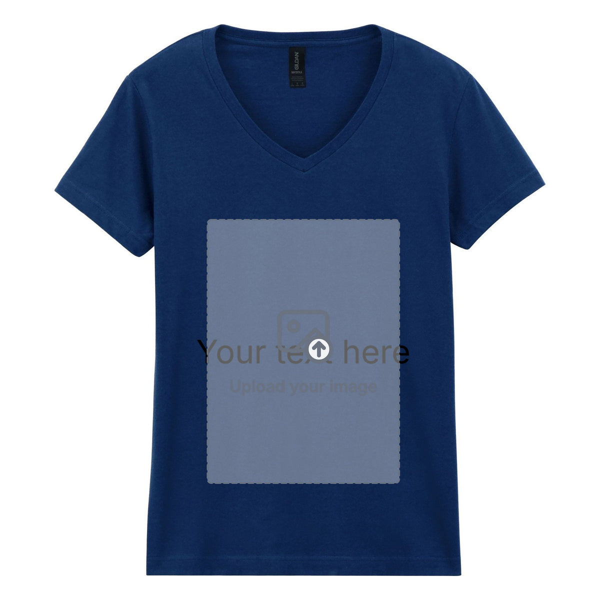 Women's V-Neck T-Shirt — Navy