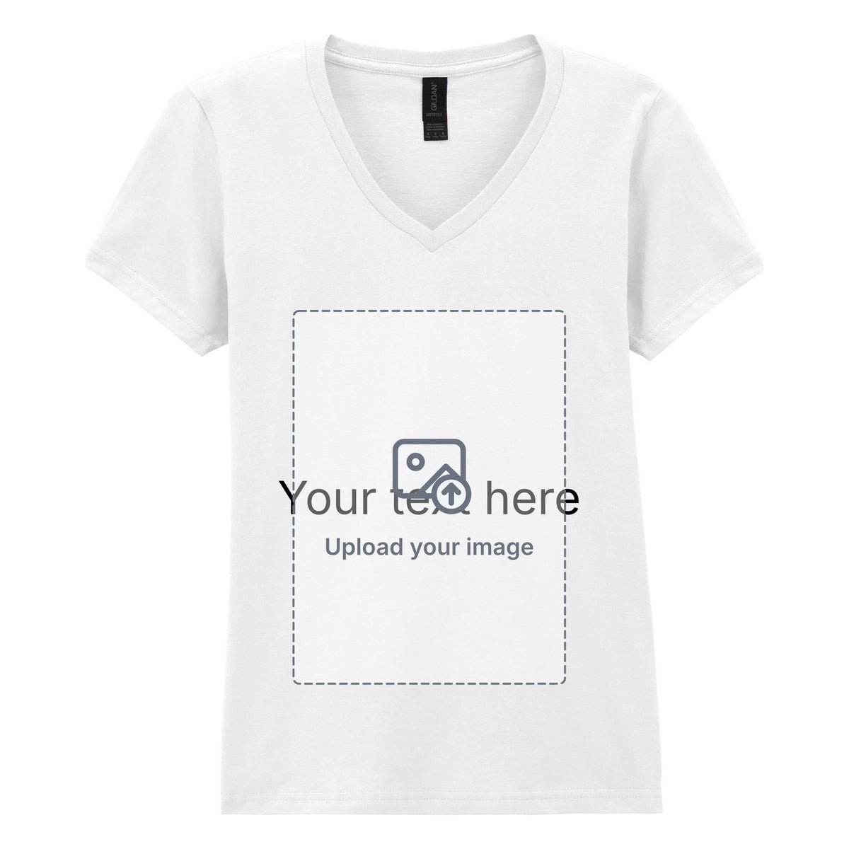 Women's V-Neck T-Shirt — White